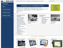 Tablet Screenshot of distronik.de
