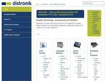 Tablet Screenshot of distronik.com